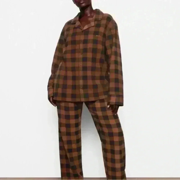 SKIMS Tops - SKIMS sleep top jasper plaid size 3X
